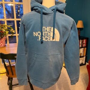 The North Face Men's Light Blue Hoodie
